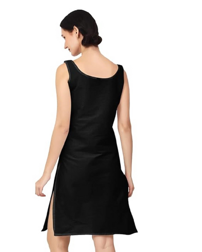 TWGE Cotton Sameej for Women - Ideal Inner Wear for Salwar - Color Black