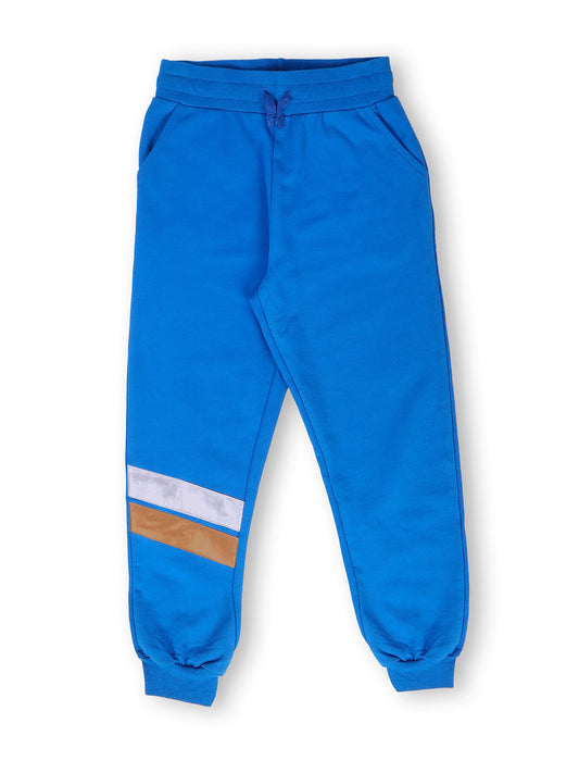 TWGE - Kids Joggers for Boys - Track Pants - Solid Cotton Regular Fit Tracks - color Blue