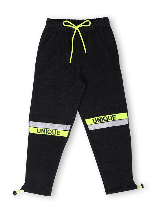 TWGE - Kids Joggers for Girls - Track Pants - Solid Regular Fit Tracks - Color Black