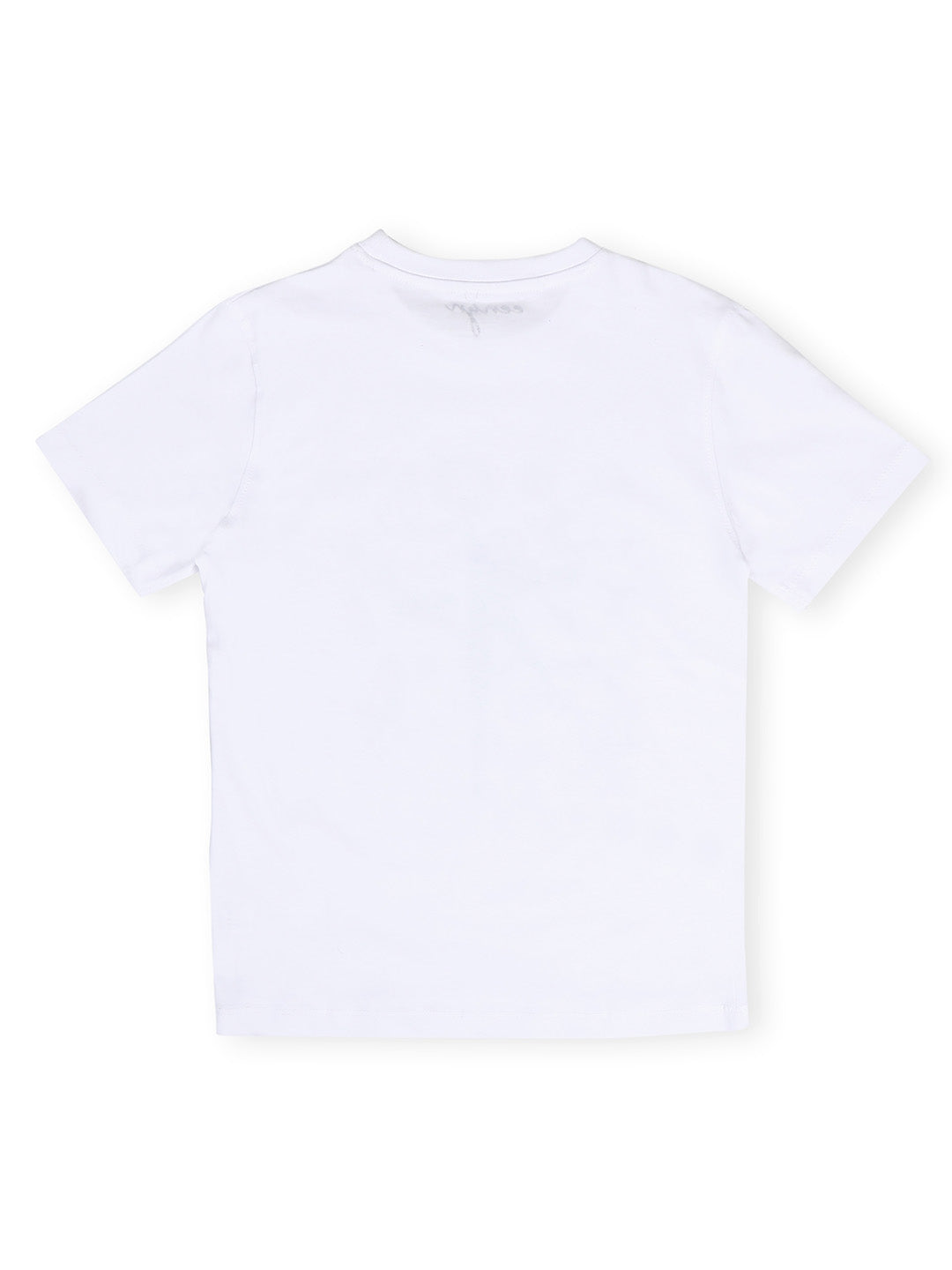 TWGE - Kids Tshirt for Boys - ISRO Space Theme - Printed Cotton Tees - Color Off White